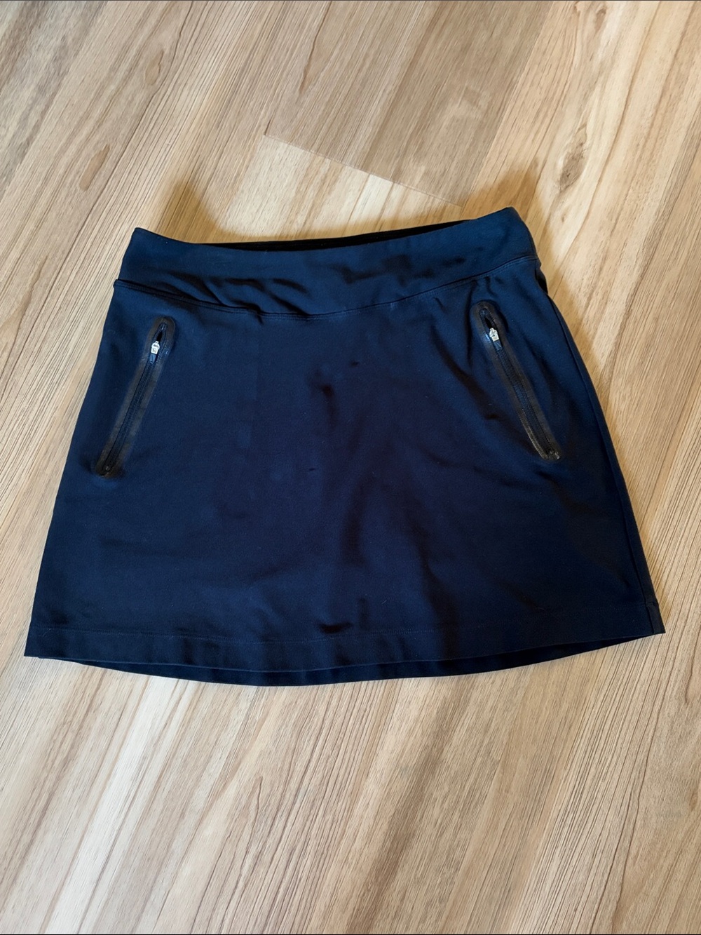 Nike Golf Tour Performance Dri-FIT Black Skort Zipper Pockets Women’s M